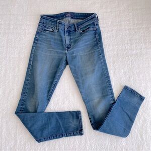 Abercrombie & Fitch Womens Harper Super Skinny Jeans, Blue, Size 4R/27